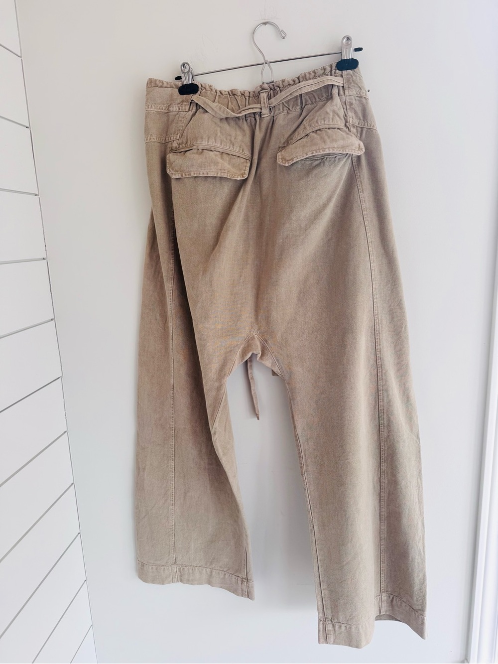 Free People Olive Wide-Leg Cargo Pants - Picture 6 of 7